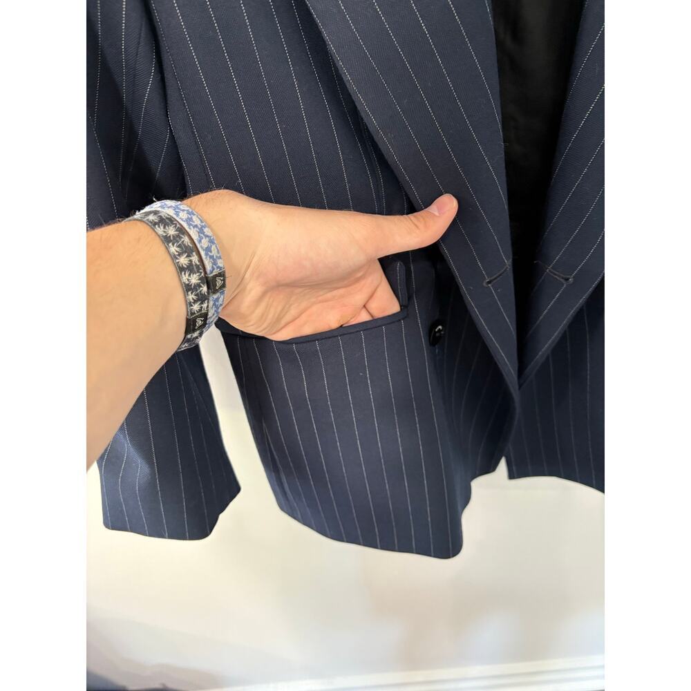 Sandro Andy Pinstripe Blazer Size 38(6) - Picture 3 of 6